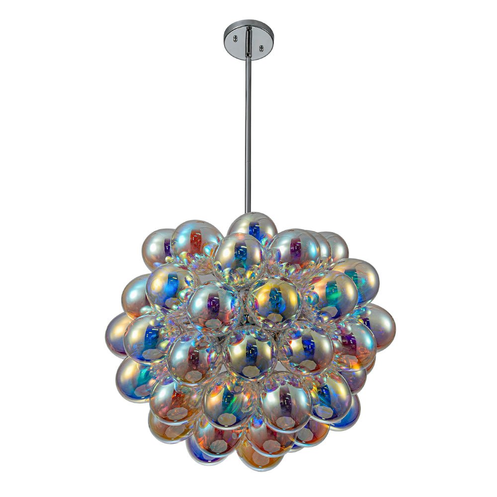 Aevuvya Stylish Bauhaus Cluster Stained Glass Chandelier