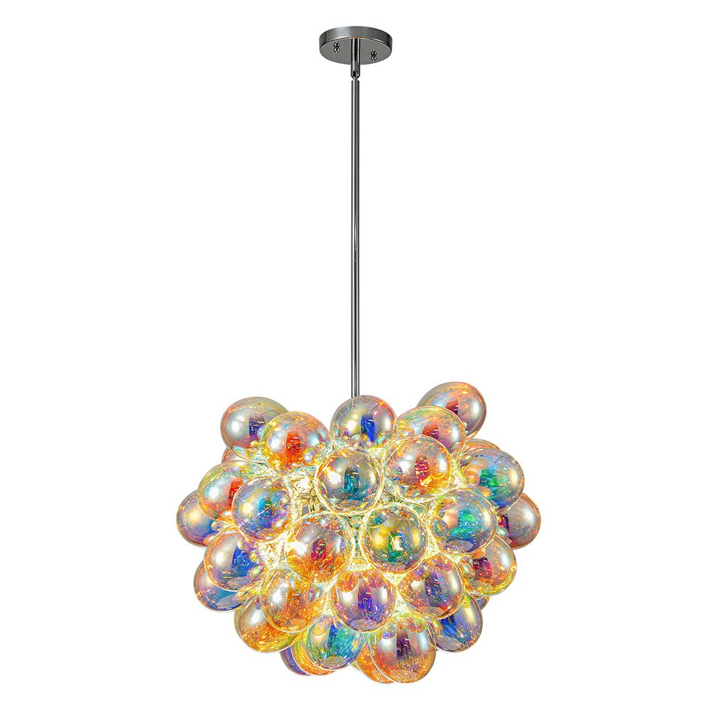 Aevuvya Stylish Bauhaus Cluster Stained Glass Chandelier
