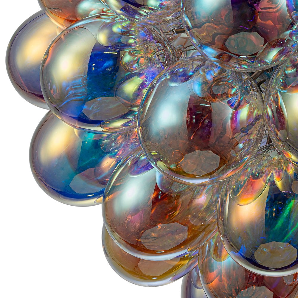 Aevuvya Stylish Bauhaus Cluster Stained Glass Chandelier