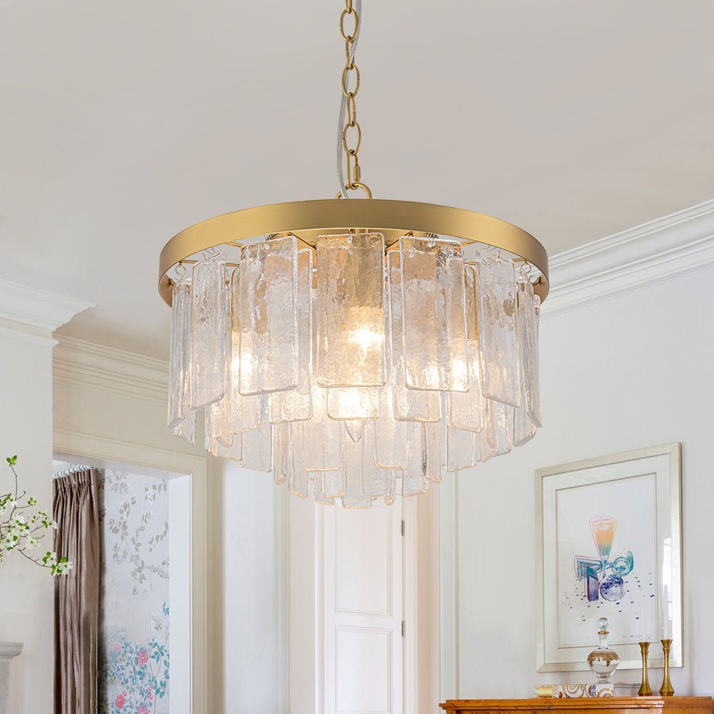 Stilla Traditional Glass Semi Flush Mount Ceiling Light