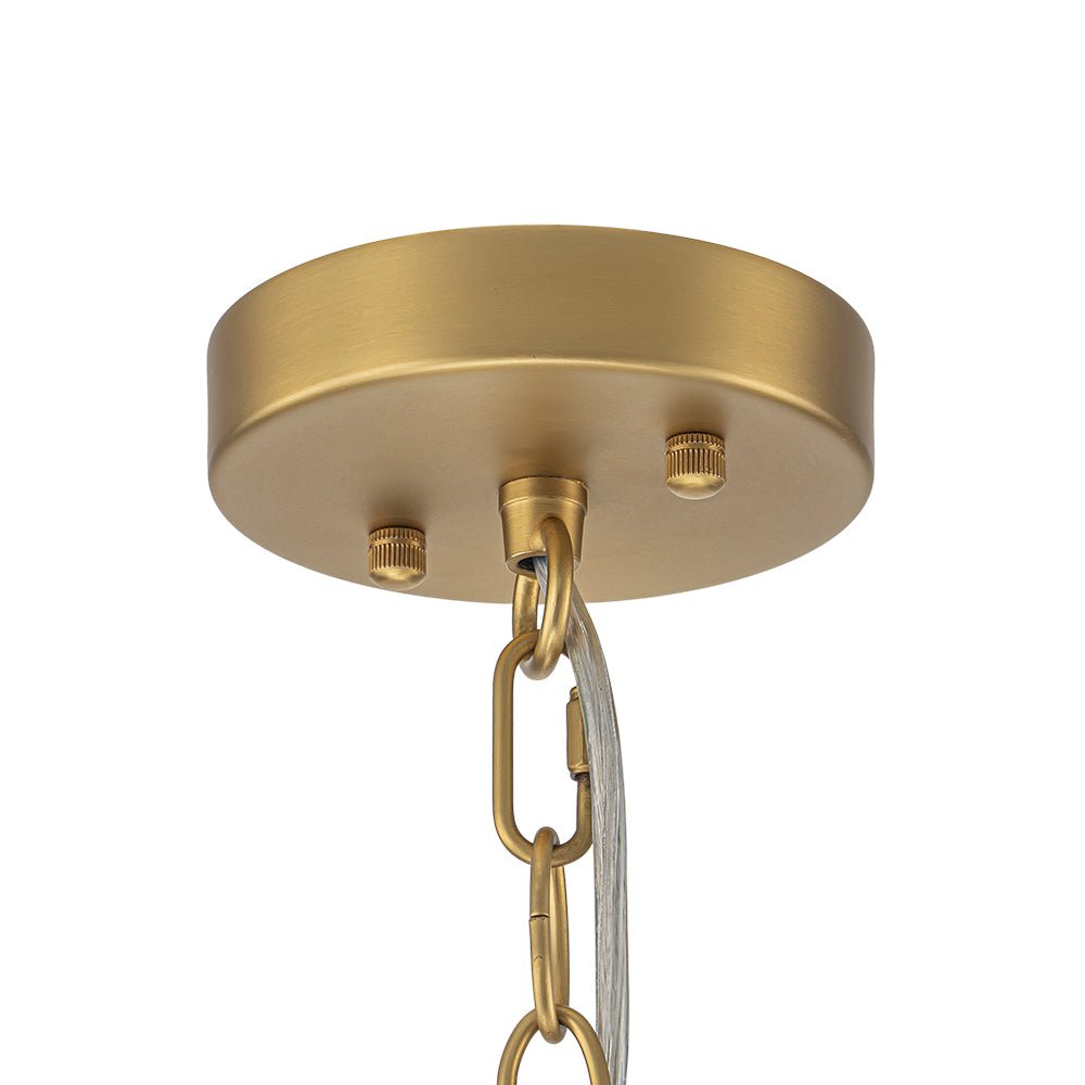 Stilla Traditional Glass Semi Flush Mount Ceiling Light