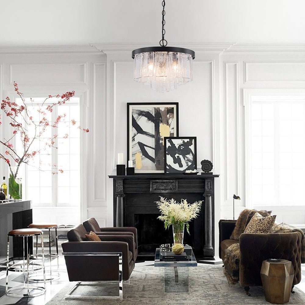 Stilla Traditional Glass Semi Flush Mount Ceiling Light