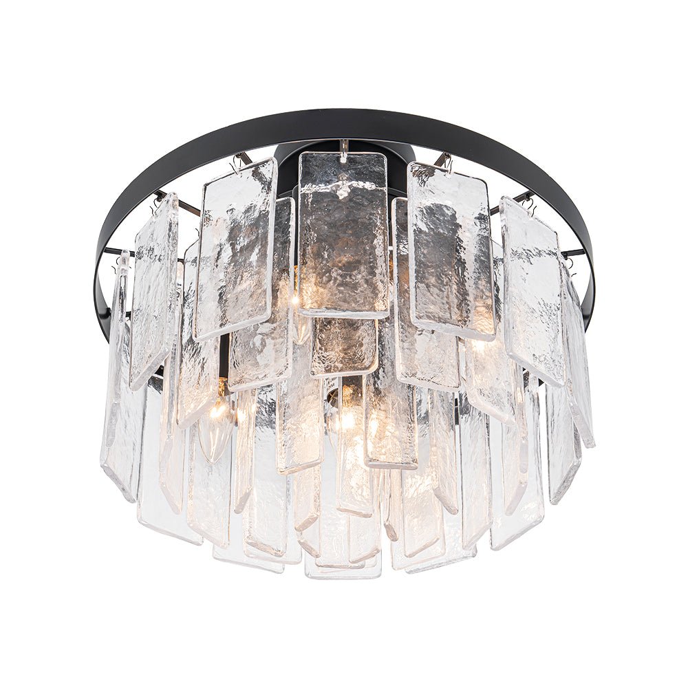 Stilla Traditional Glass Semi Flush Mount Ceiling Light