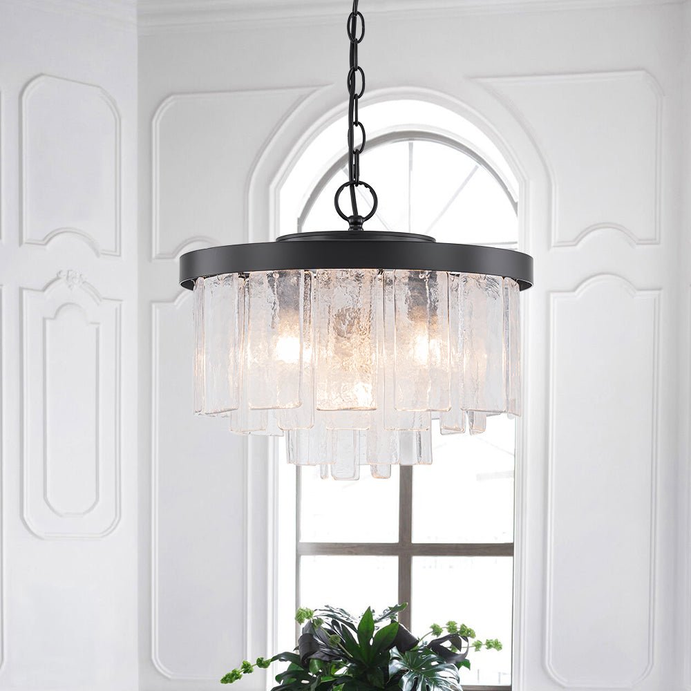 Stilla Traditional Glass Semi Flush Mount Ceiling Light