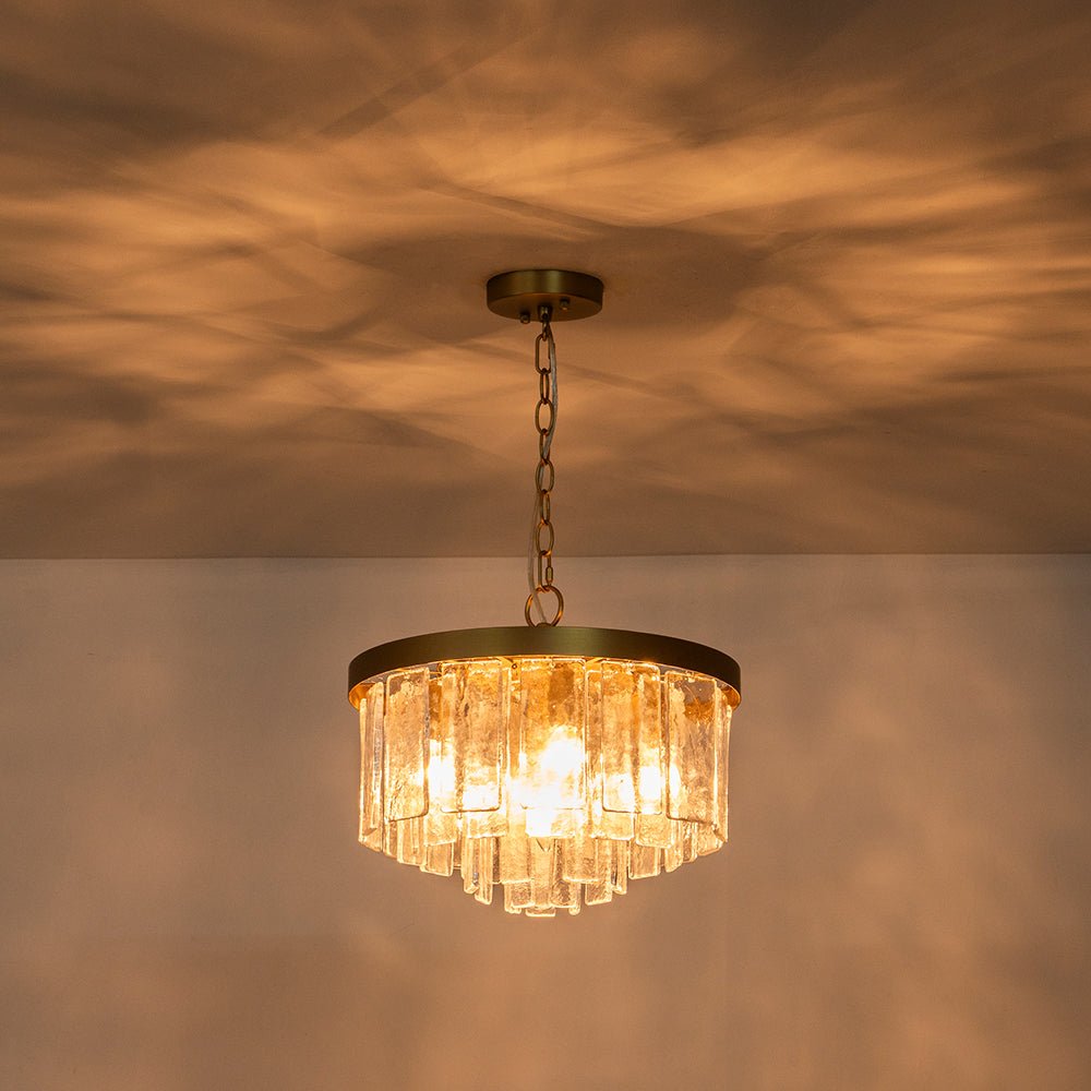 Stilla Traditional Glass Semi Flush Mount Ceiling Light