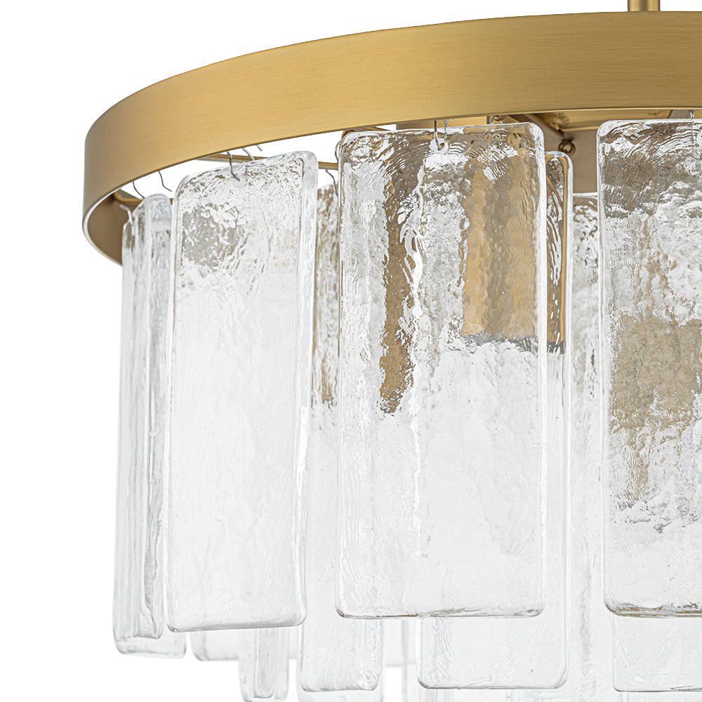 Stilla Traditional Glass Semi Flush Mount Ceiling Light