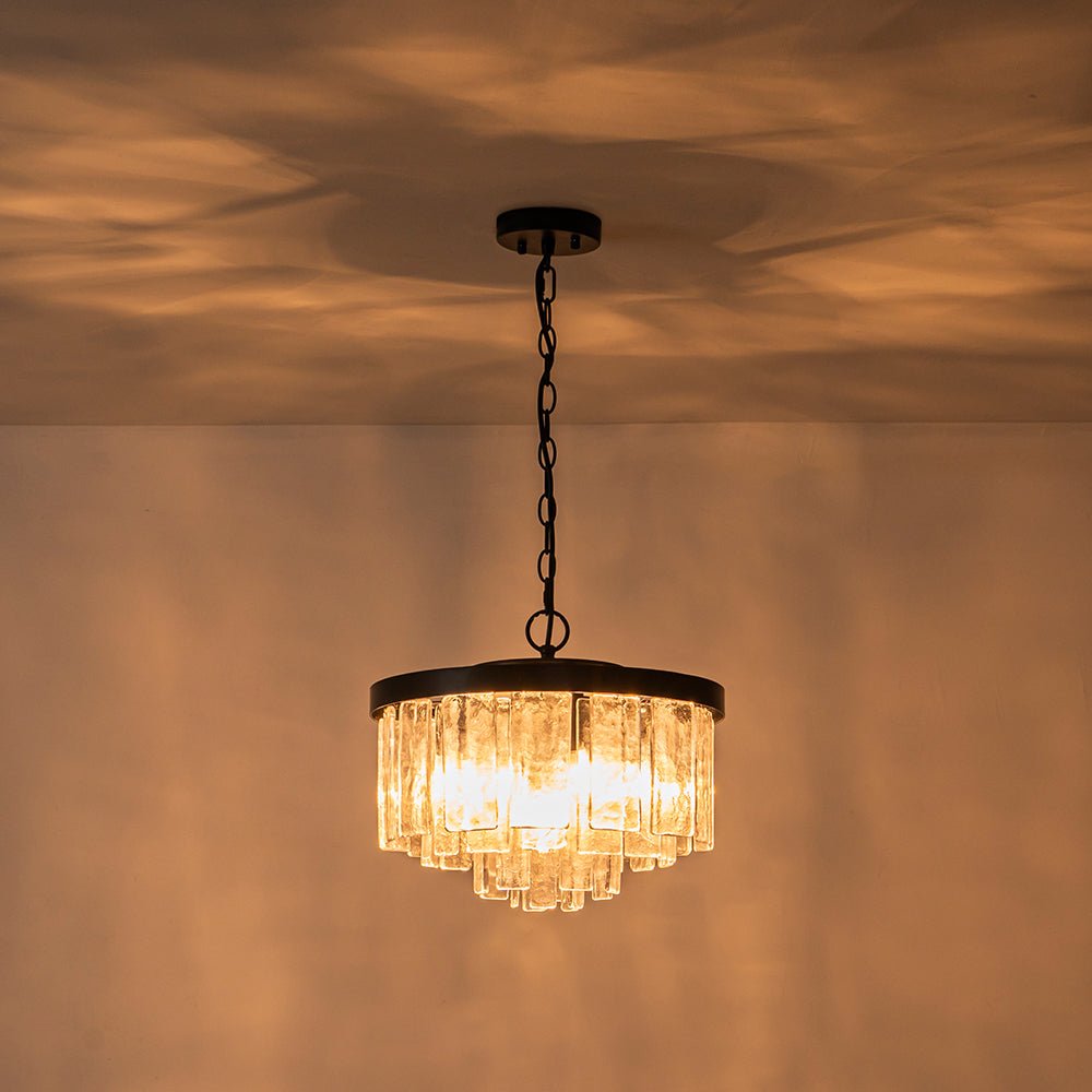 Stilla Traditional Glass Semi Flush Mount Ceiling Light
