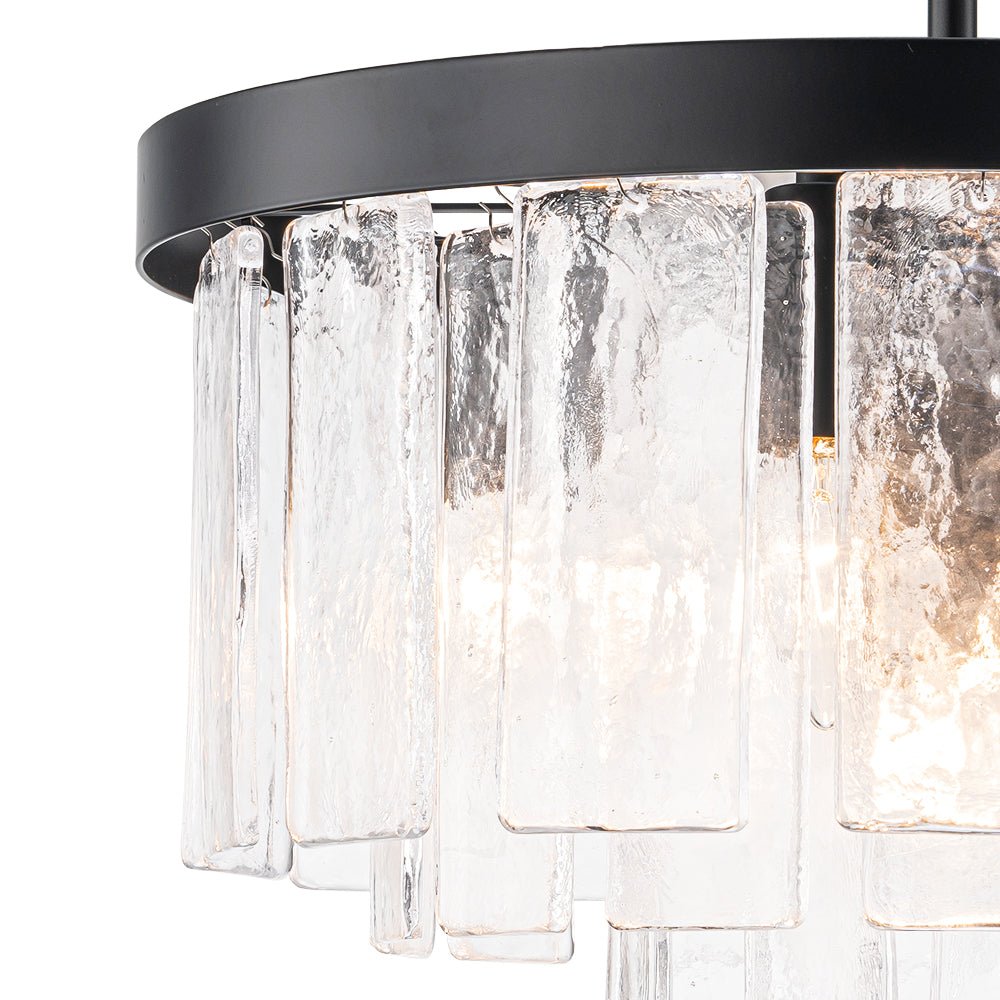Stilla Traditional Glass Semi Flush Mount Ceiling Light