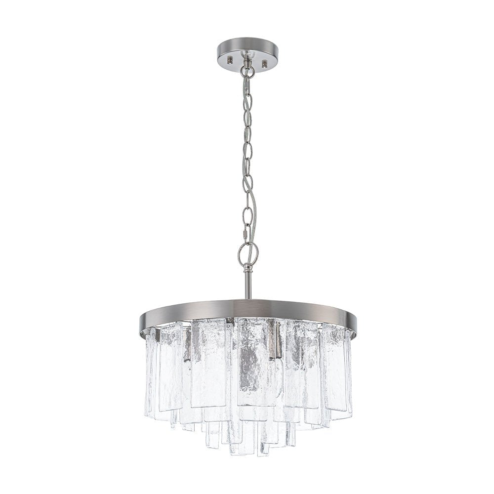 Stilla Traditional Glass Semi Flush Mount Ceiling Light