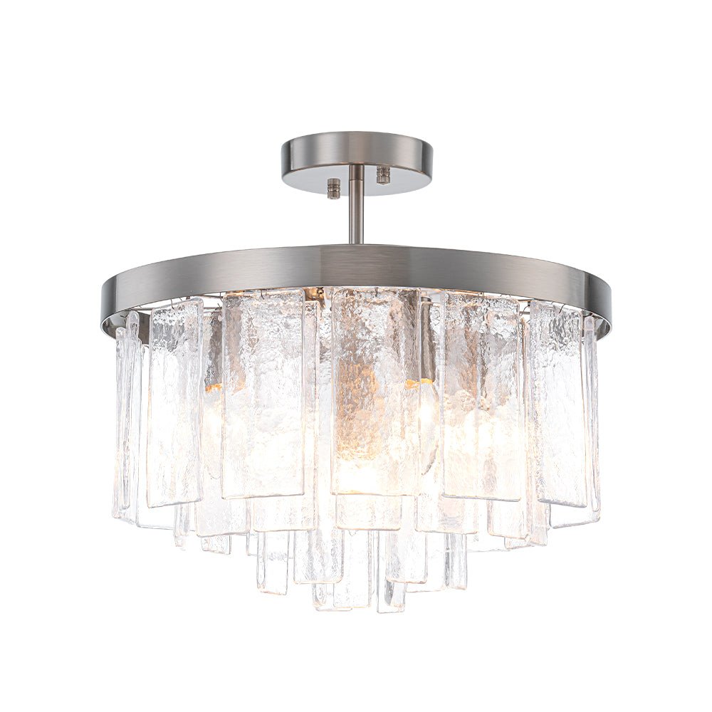 Stilla Traditional Glass Semi Flush Mount Ceiling Light