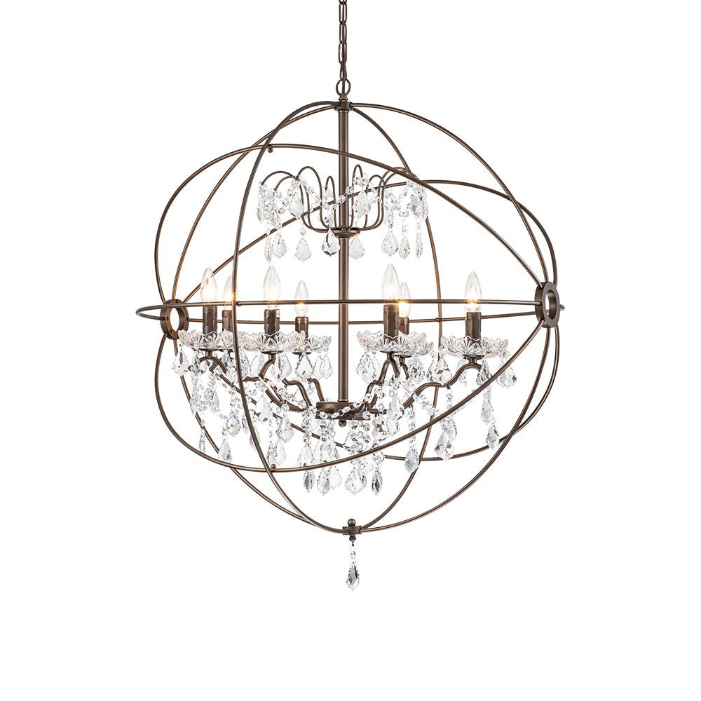 Aevuli Traditional Vintage Crystal Pendant Chandelier