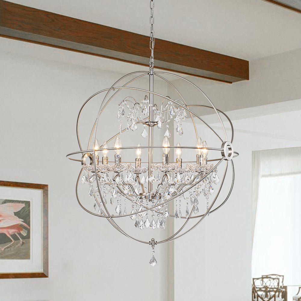 Aevuli Traditional Vintage Crystal Pendant Chandelier