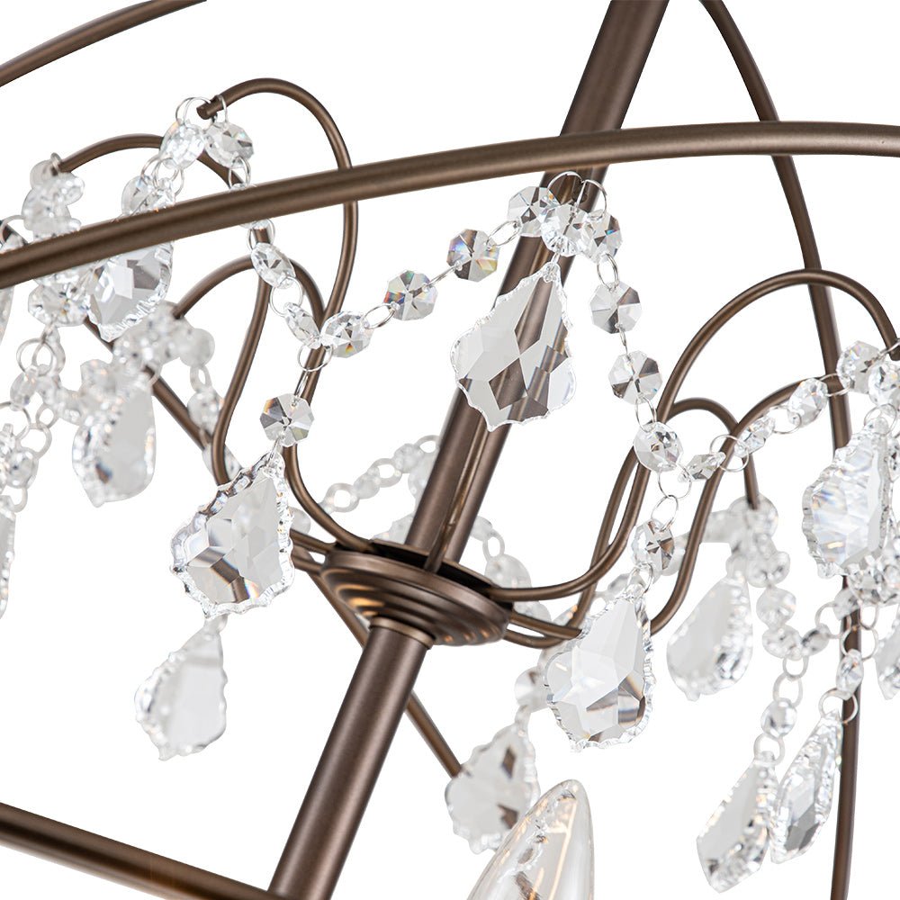 Aevuli Traditional Vintage Crystal Pendant Chandelier
