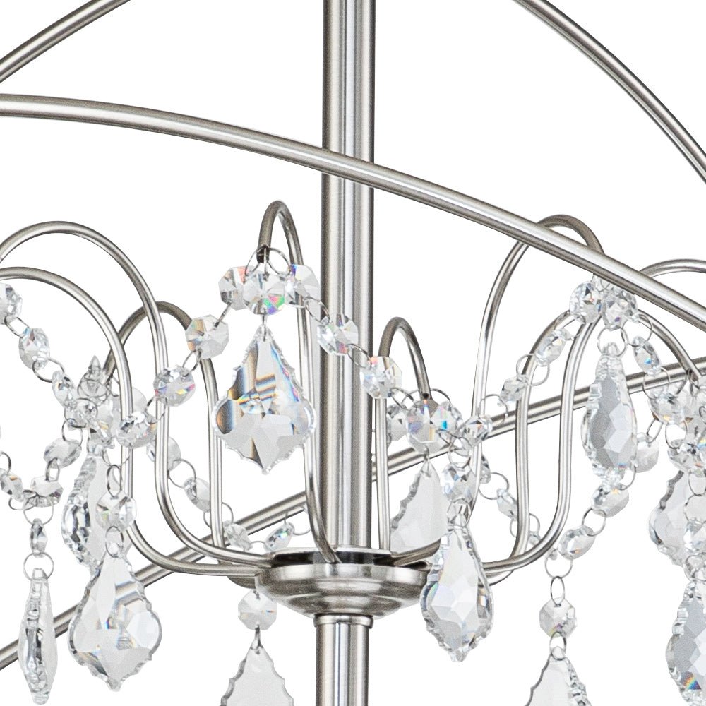 Aevuli Traditional Vintage Crystal Pendant Chandelier