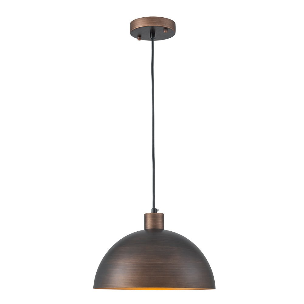Jarnbruvyt Vintage Antique Bronze Metal Pendant Light