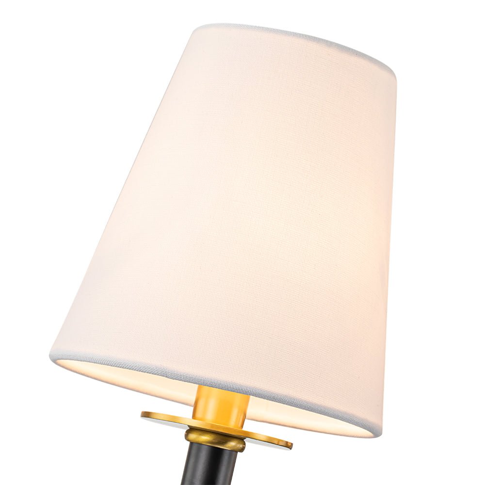 Plotuvo Vintage Chic White Linen Chandelier