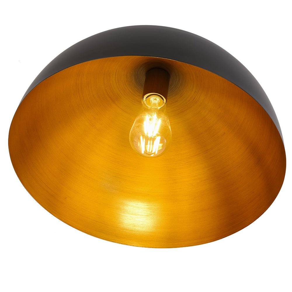 Ornfaed Vintage Farmhouse Metal Flush Mount Light