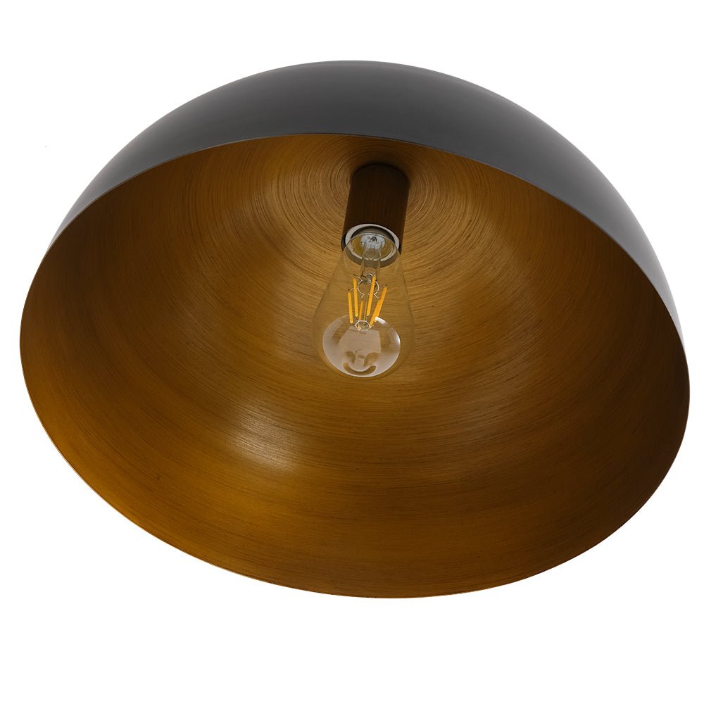 Ornfaed Vintage Farmhouse Metal Flush Mount Light