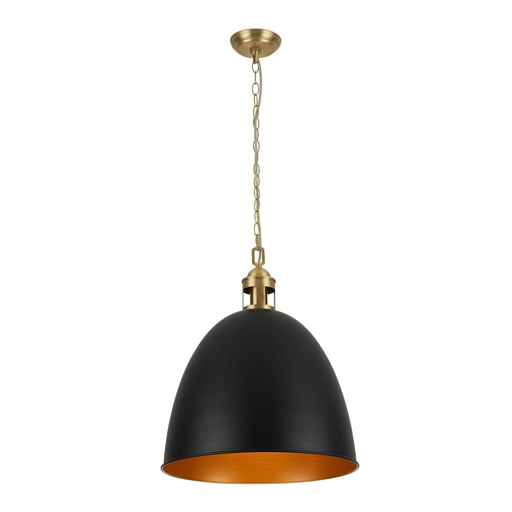 Ulfuvo Vintage Luxe Farmhouse Large Metal Pendant Light