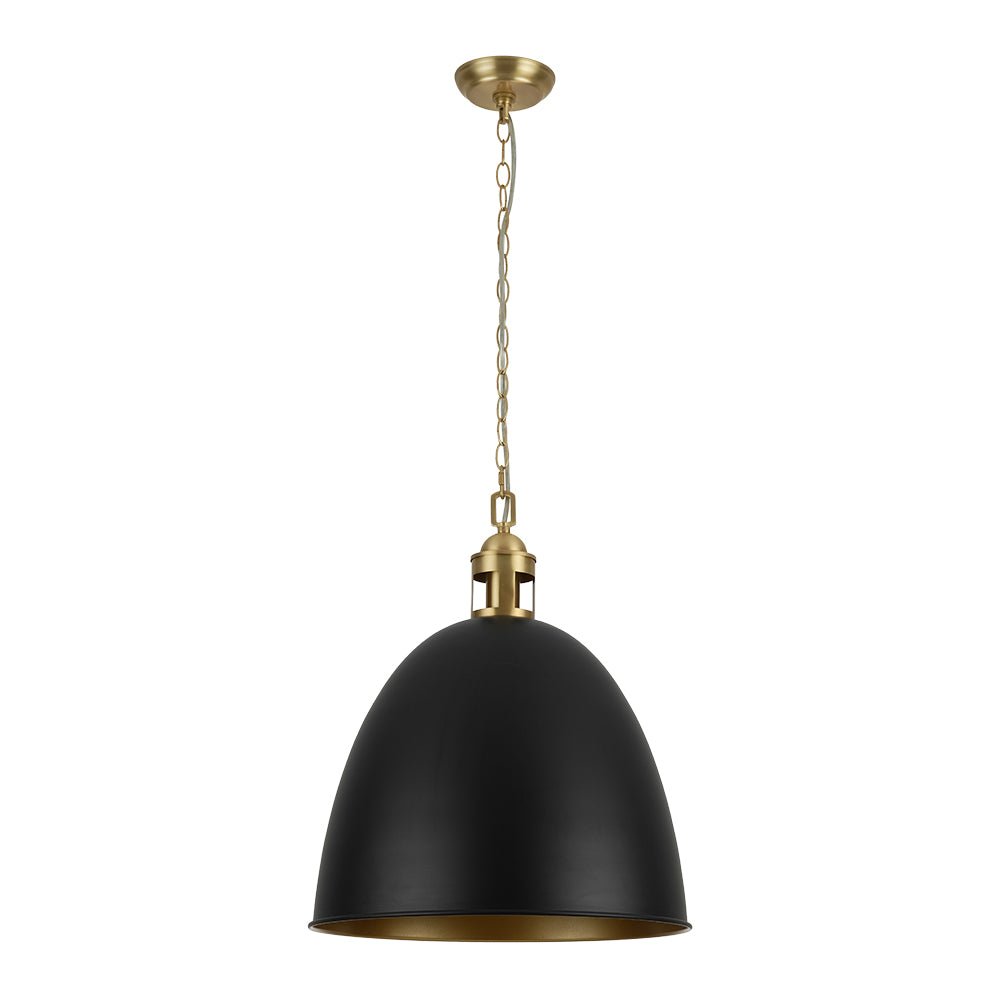 Ulfuvo Vintage Luxe Farmhouse Large Metal Pendant Light