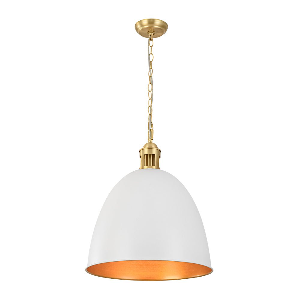 Ulfuvo Vintage Luxe Farmhouse Large Metal Pendant Light
