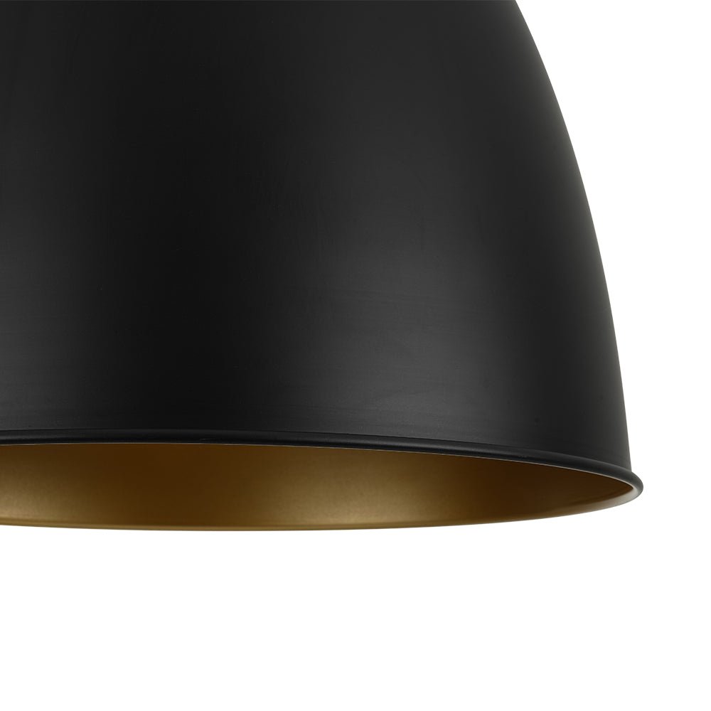 Ulfuvo Vintage Luxe Farmhouse Large Metal Pendant Light
