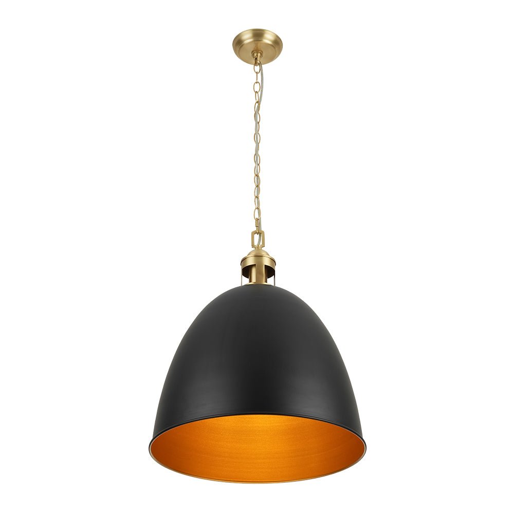 Ulfuvo Vintage Luxe Farmhouse Large Metal Pendant Light