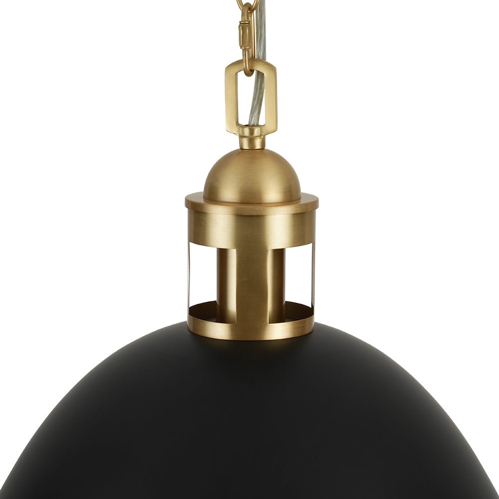 Ulfuvo Vintage Luxe Farmhouse Large Metal Pendant Light
