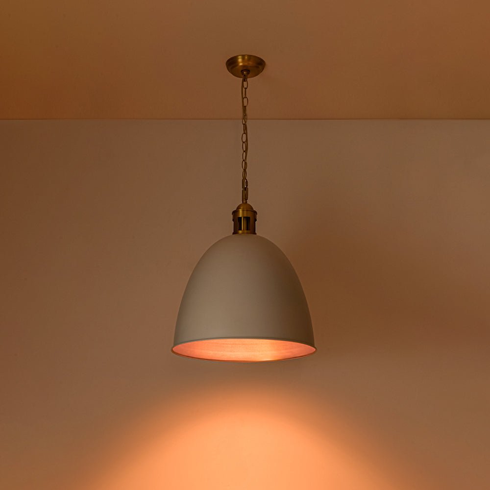 Ulfuvo Vintage Luxe Farmhouse Large Metal Pendant Light