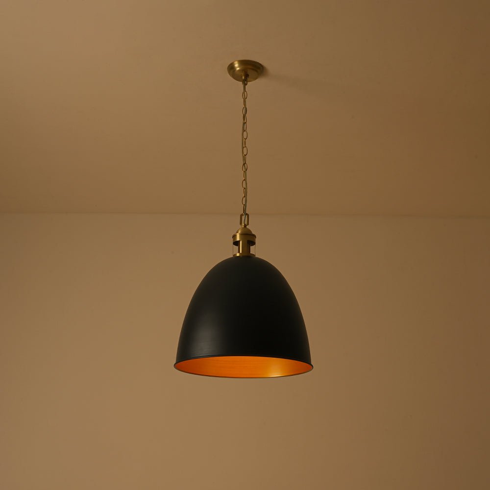 Ulfuvo Vintage Luxe Farmhouse Large Metal Pendant Light