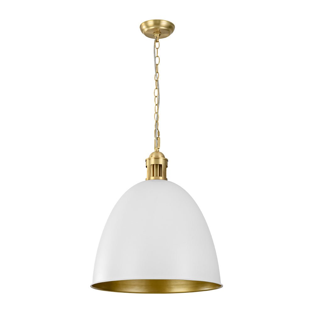 Ulfuvo Vintage Luxe Farmhouse Large Metal Pendant Light