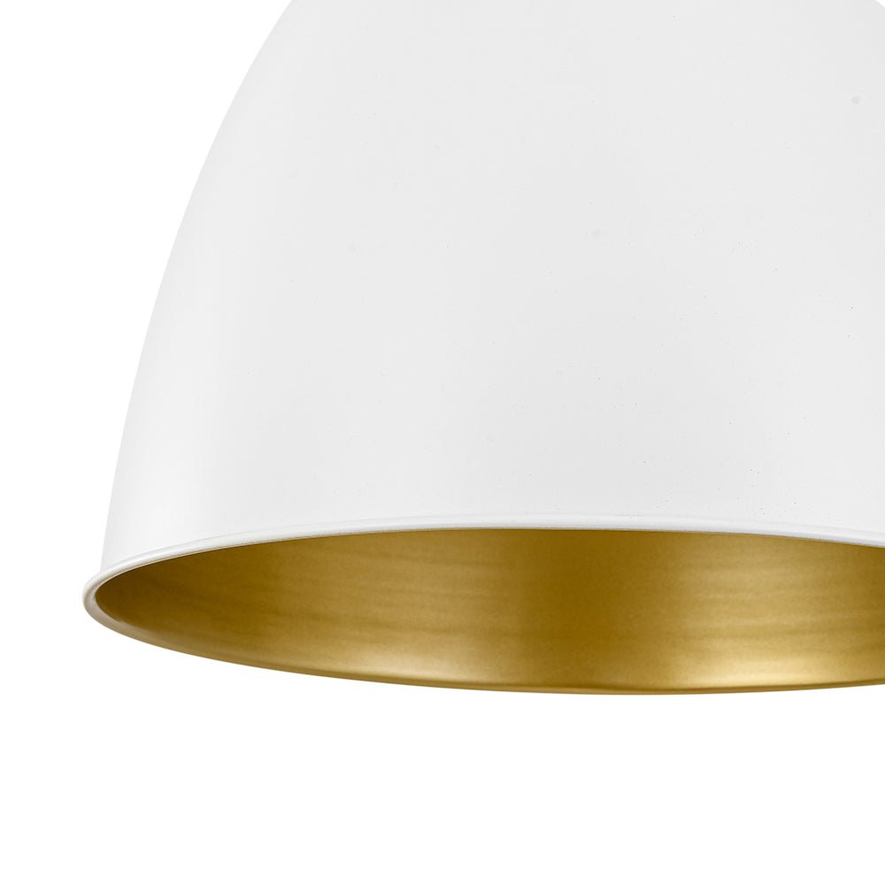 Ulfuvo Vintage Luxe Farmhouse Large Metal Pendant Light