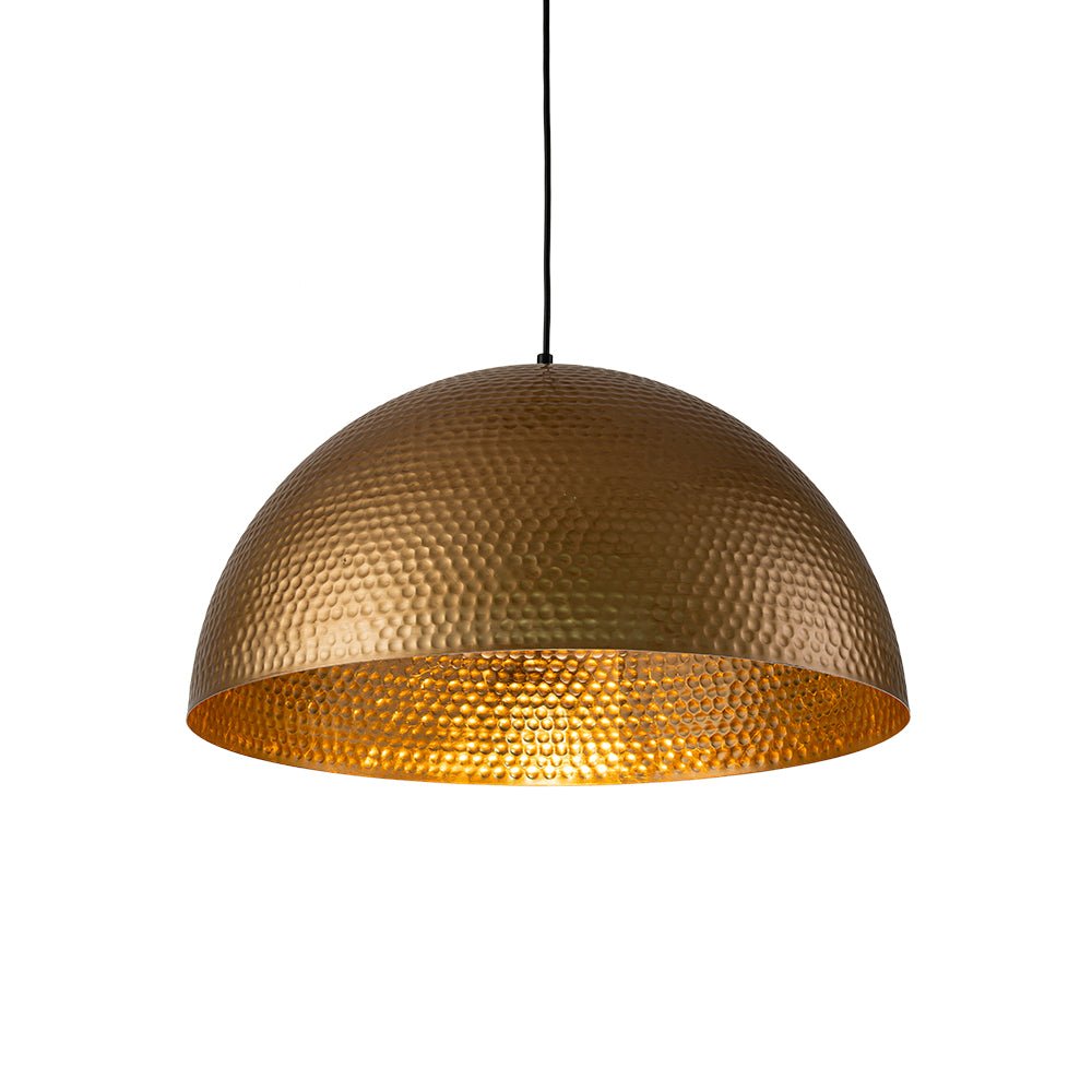 Lustel Vintage Luxe Metal Dome Pendant Light