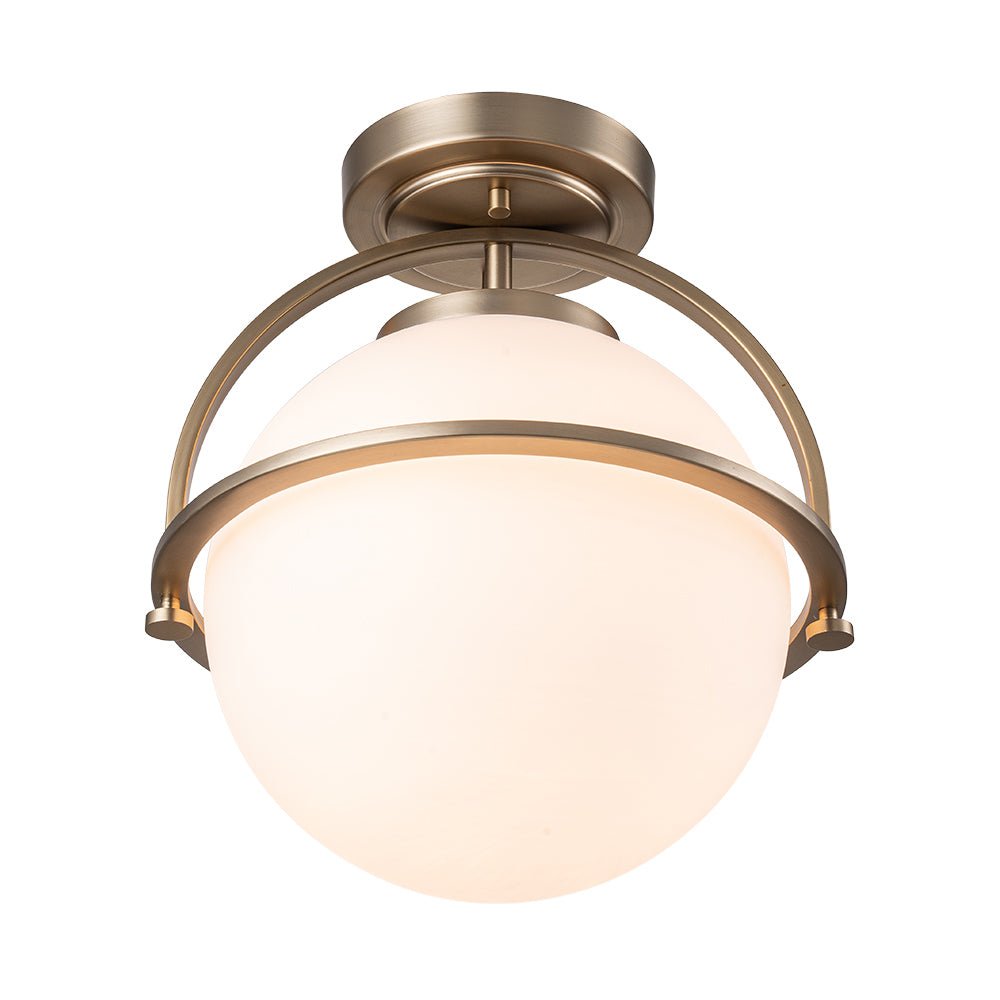 Dvalulin Minimalist Opal Glass Ceiling Light