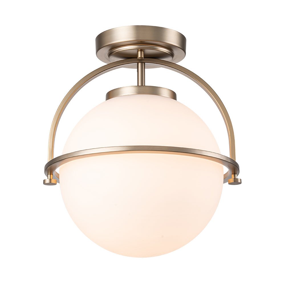 Dvalulin Minimalist Opal Glass Ceiling Light