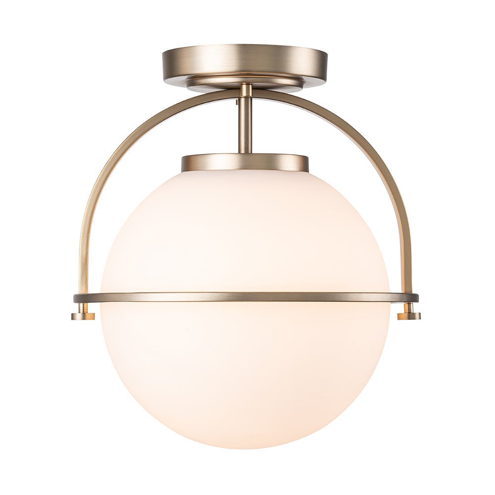 Dvalulin Minimalist Opal Glass Ceiling Light
