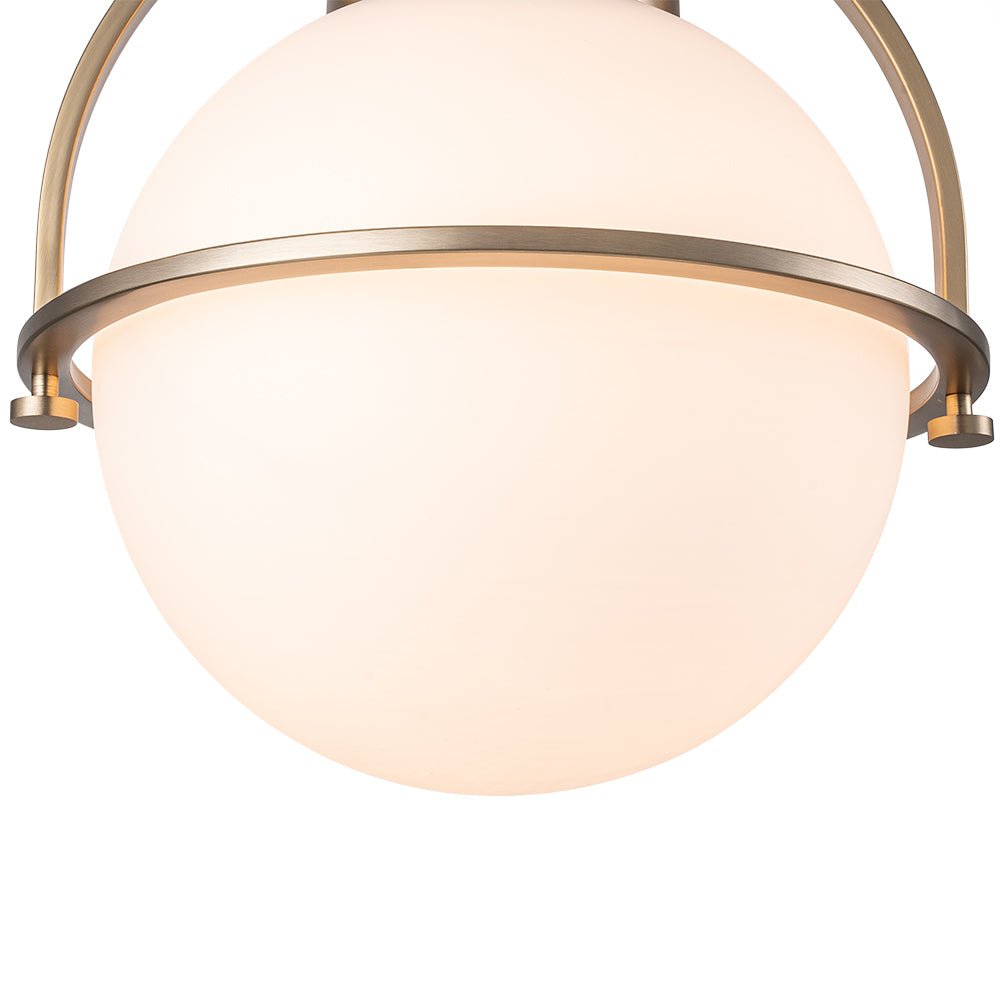 Dvalulin Minimalist Opal Glass Ceiling Light