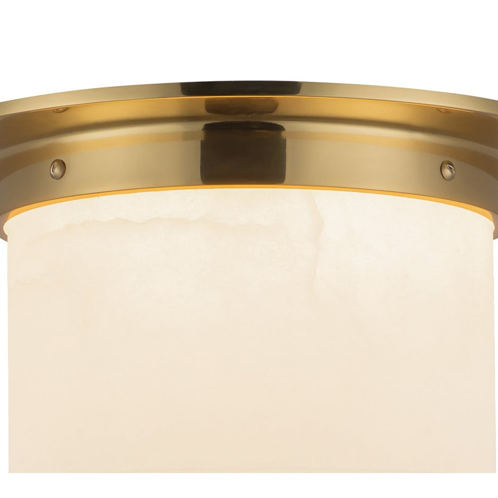 Sylvan Alabaster Two-Light Flush Mount