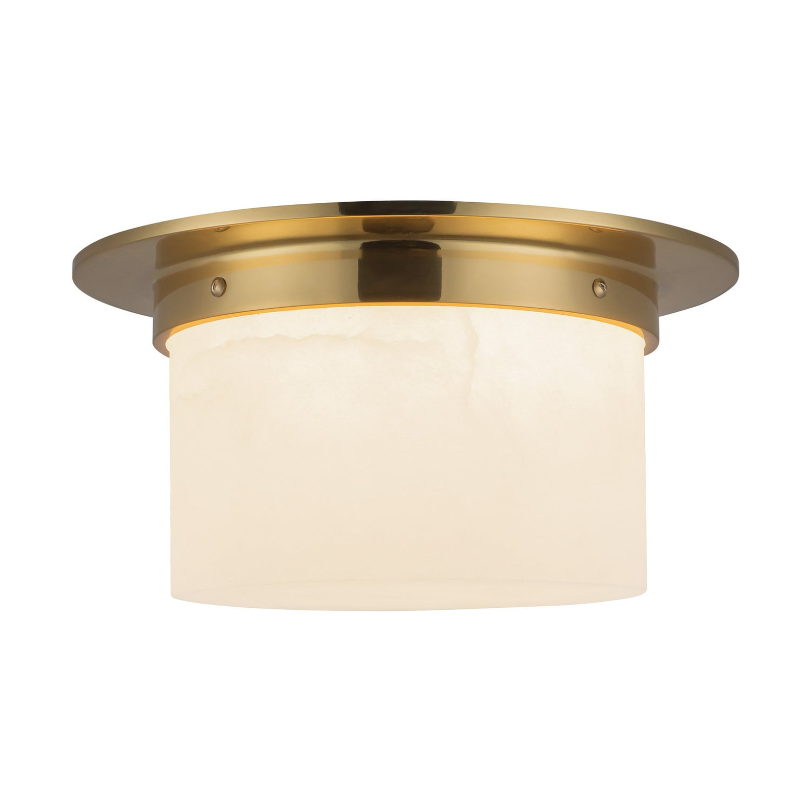 Sylvan Alabaster Two-Light Flush Mount