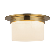 Sylvan Alabaster Two-Light Flush Mount