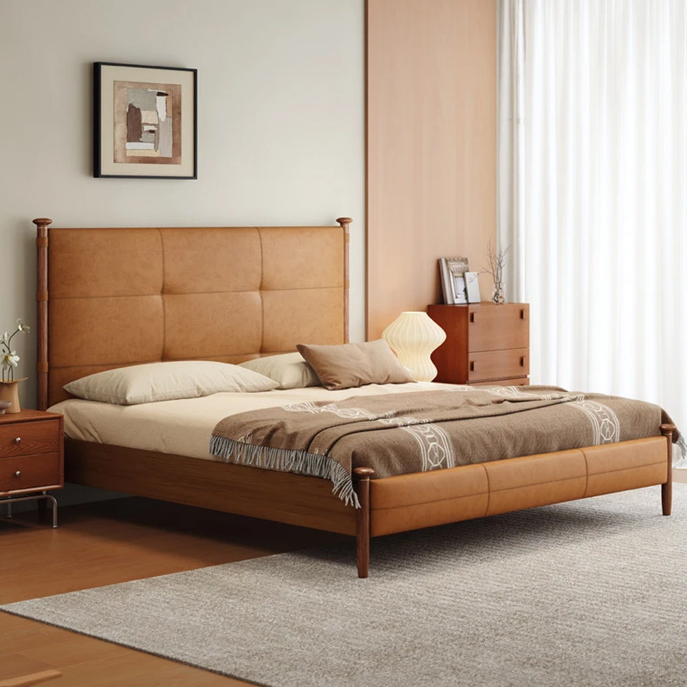 Flax Wood Bed Frame