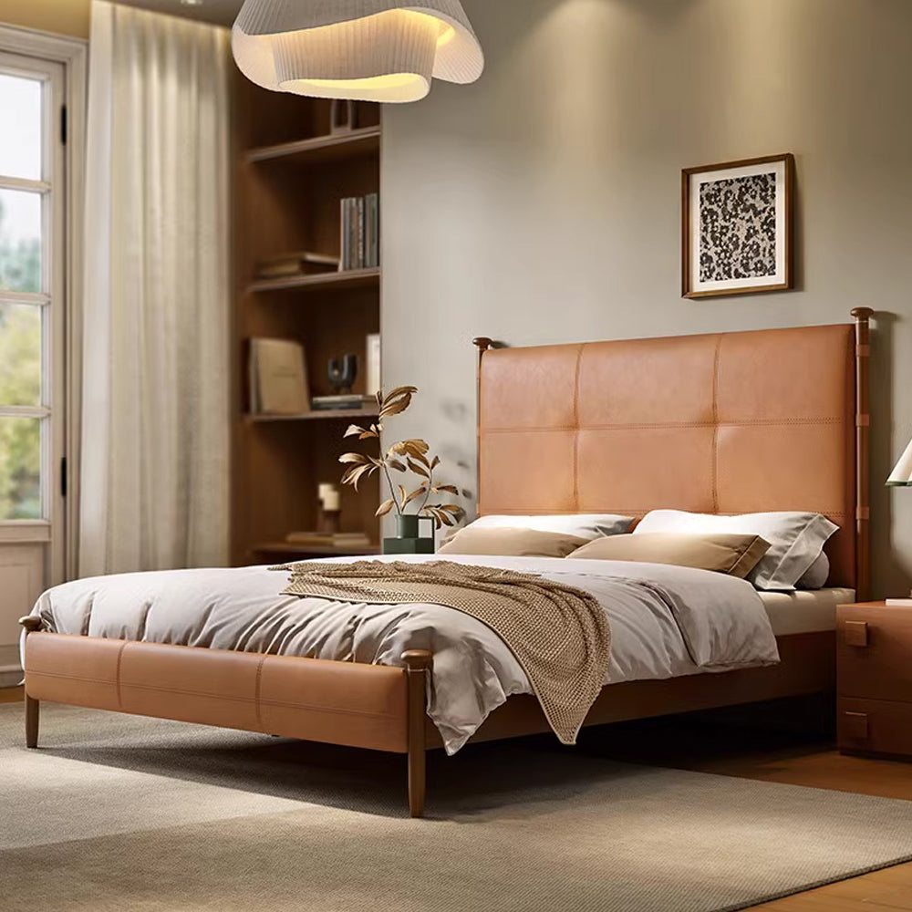 Flax Wood Bed Frame