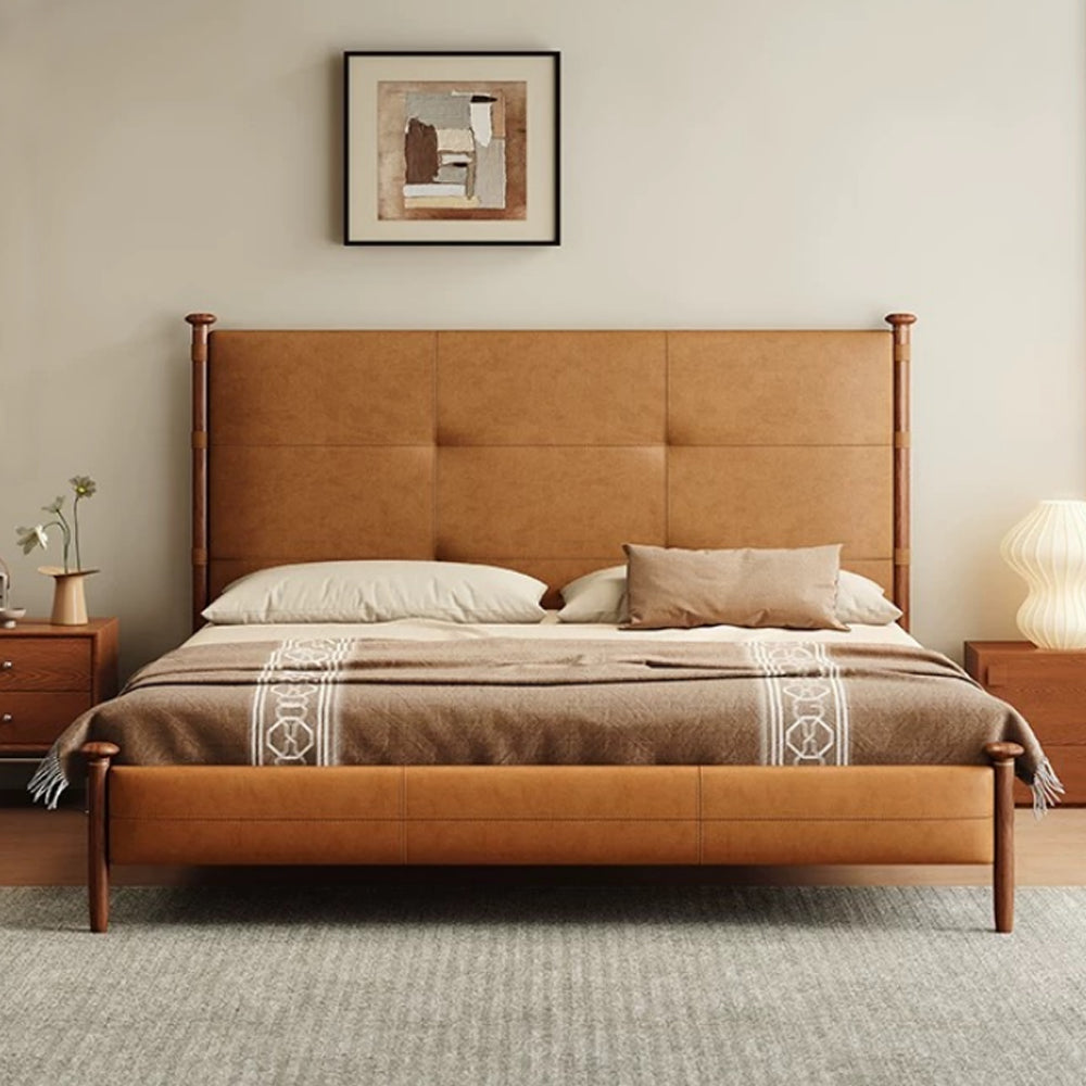 Flax Wood Bed Frame
