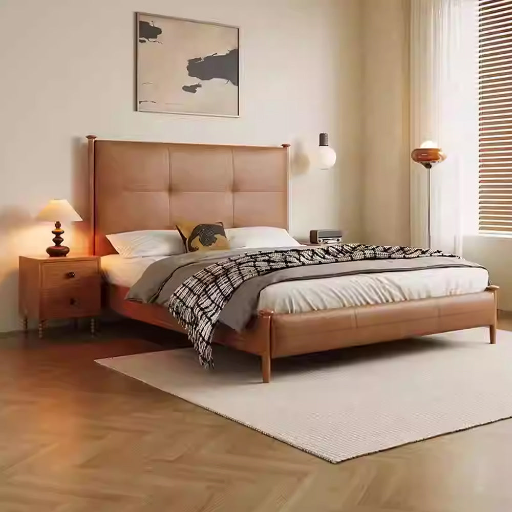 Flax Wood Bed Frame