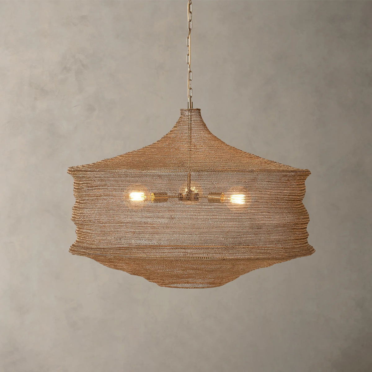 Fawn Cylinder Chandelier