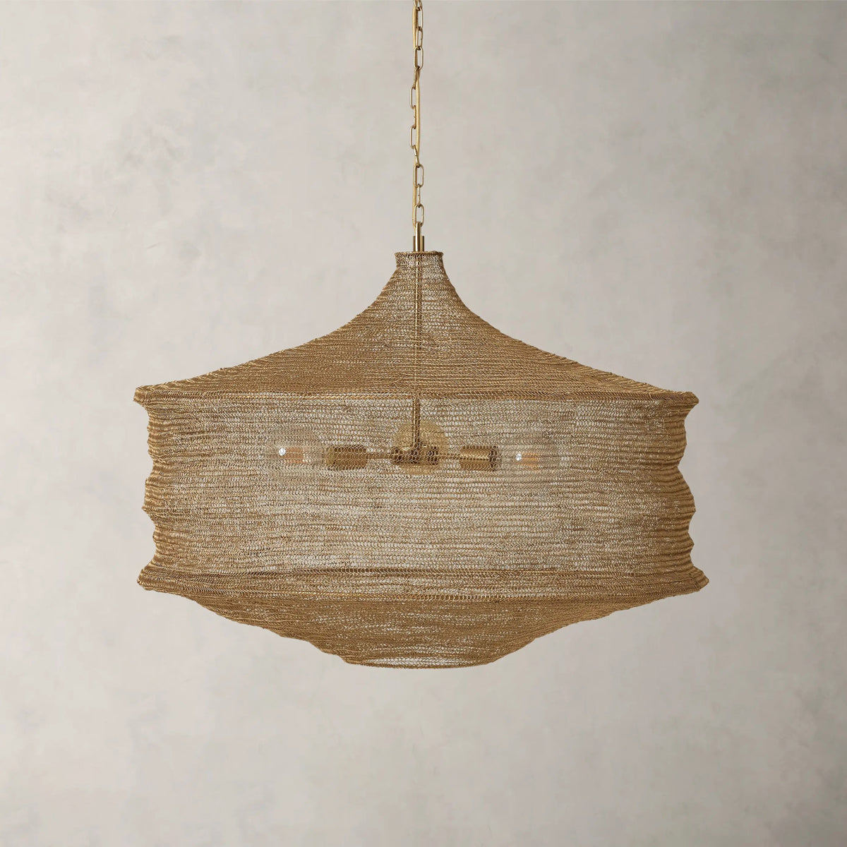 Fawn Cylinder Chandelier