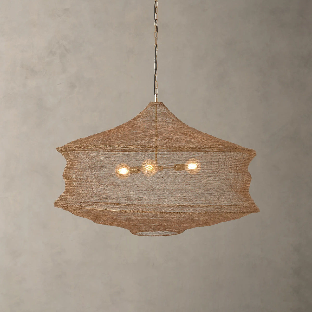 Fawn Cylinder Chandelier