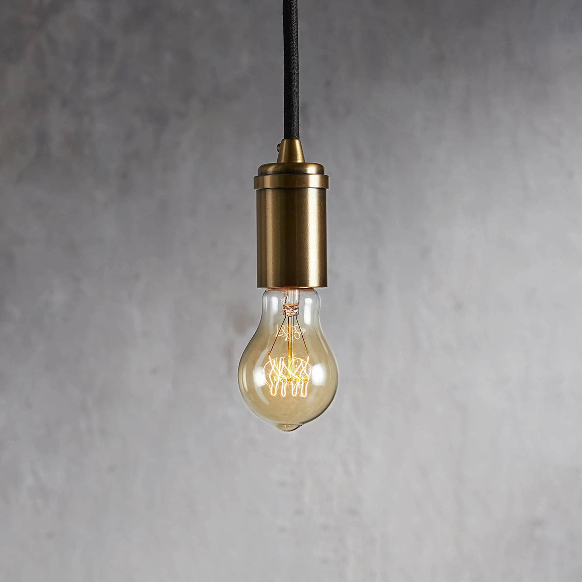 Lora Brass Swag Pendant