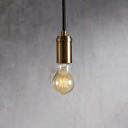 Lora Brass Swag Pendant