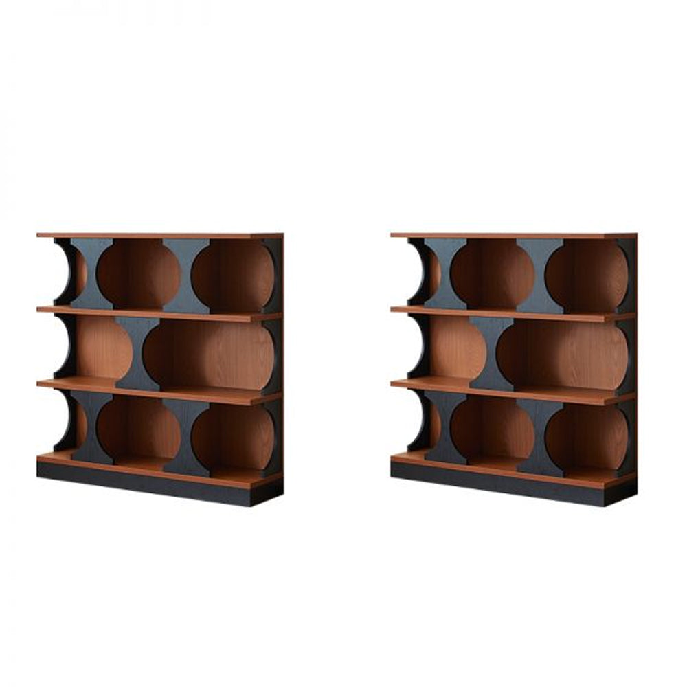 Keira & Etagere Bookcase - Mid Century Modern Bookcase for Elegant Storage